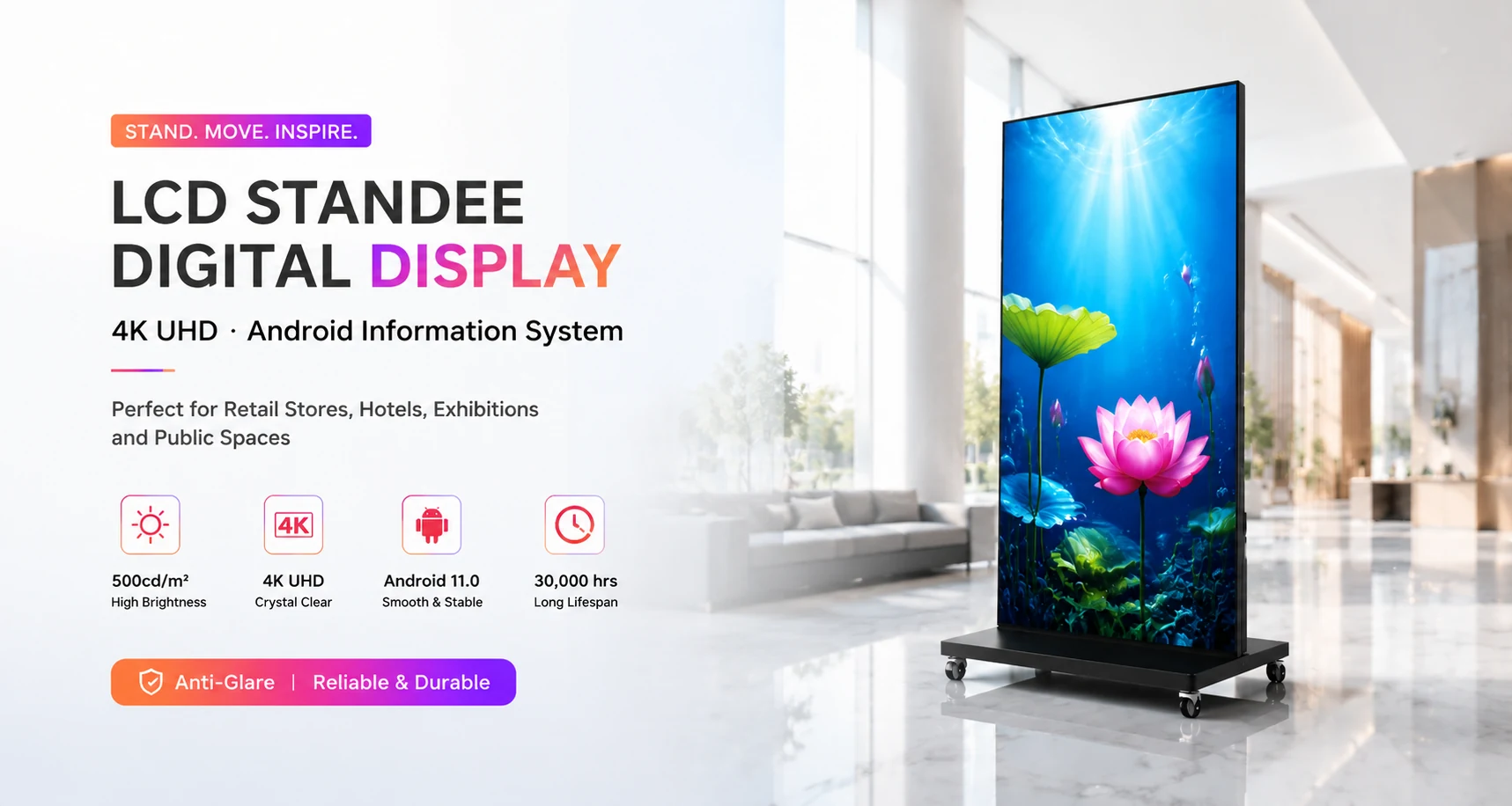 Wall-Mounted vs. Floor-Standing LCD Posters: Which Format Fits Your Project?